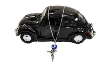 φυλαχτό αυτοκινήτου εσταυρωμένος ατσάλι