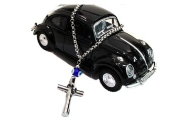 φυλαχτό αυτοκινήτου σταυρός κρίκος