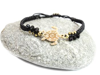 χειροποίητο βραχιόλι επίχρυσο χελώνα