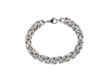 χειροπέδα ανδρική ατσάλι ασημί