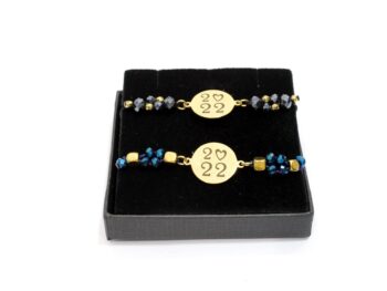 ατσάλι επίχρυσο στρόγγυλο 22