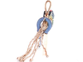 κεραμικό πέταλο μπλέ