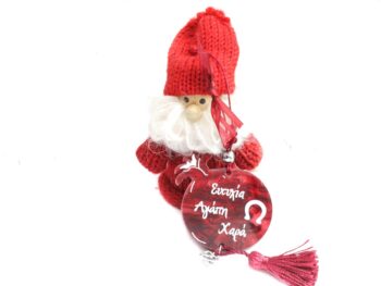 γούρι ρόδι plexiglass μπορντό