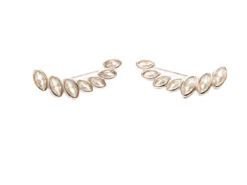 σκουλαρίκια ασημένια earline ναβέτα