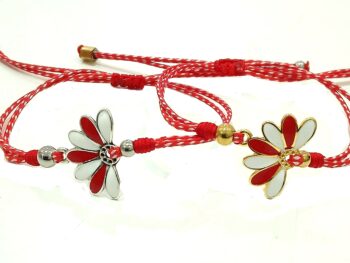 βραχιόλια μάρτη μισή μαργαρίτα